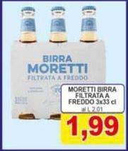 Moretti - Birra Filtrata A Freddo