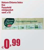 Selex - Natura Chiama Eco Fazzoletti Minipocket