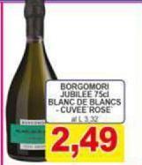 Blanc - Jubilee 75cl  De s/cuvee Rose