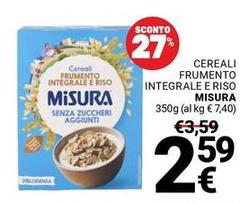 Misura - Cereali Frumento Integrale E Riso