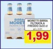 Moretti - Birra Filtrata A Freddo