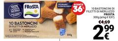 Frosta - 10 Bastoncini Di Filetti Di Merluzzo