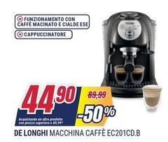 De Longhi -  Macchina Caffè EC201CD.B