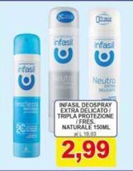 Infasil - Deospray Extra Delicato/ Tripla Protezione/ Fres. Naturale