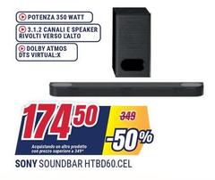 Sony - Soundbar HTBD60.CEL