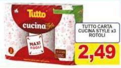 Maxi - Cucina Style X3 Rotoli