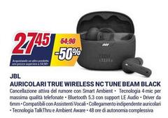 Jbl - Auricolarie True Wireless Nc Tune Beam Black