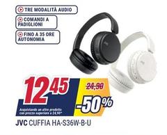 Jvc - Cuffia Ha-s36w-b-u