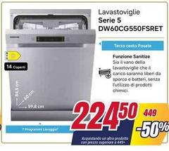Lavastoviglie DW60CG550FSRET