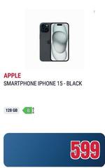 Apple - Smartphone Iphone 15 Black