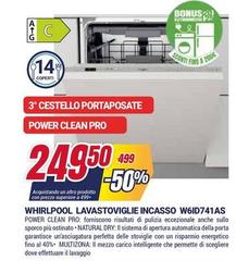 Whirlpool - Lavastoviglie Incasso W6ID7410S