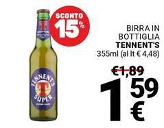 Tennent's - Birra In Bottiglia