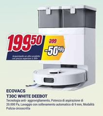 Ecovacs - T30C White Deebot