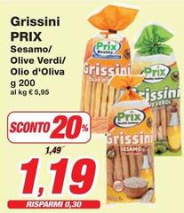 Preiss - Grissini Sesamo/Olive Verdi/Olio D'Oliva