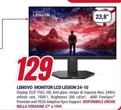 Lenovo - Monitor Lcd Legion 24-10