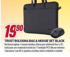 Trust -  Bologna Bag & Mouse Set Black