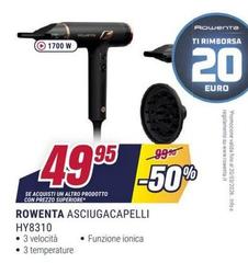 Rowenta - Asciugacapelli Hy8310