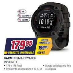 Garmin - Smartwatch Instince E