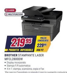 Brother - Stampante Laser MFCL2800DW