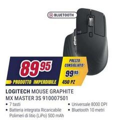 Logitech - Mouse Graphite Mx Master 3s 910007501