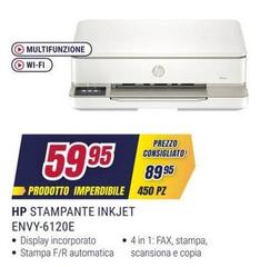 HP - Stampante Inkjet Envy-6120e