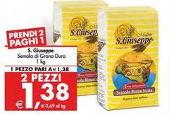 Mulino S.giuseppe - Semola Di Grano Duro