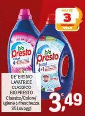 Bio Presto - Detersivo Lavatrice Classico