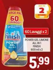 Finish - Power Gel Limone All In 1