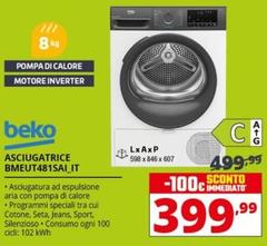Beko - Asciugatrice  BMEUT481SAI_IT