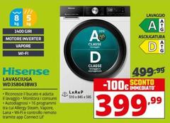 Hisense - Lavasciuga WD3S8043BW3 