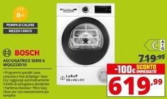 Bosch - Asciugatrice Serie 6 WQG233D1II 