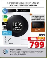 Samsung - Lavasciuga Ecodosatore Ai Control WD11DG6B85BK