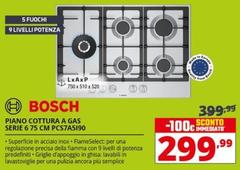 Bosch - Piano Cottura A Gas Serie 6 75 Cm PCS7A5I90  