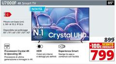 Hisense - U7000F 4K Smart Tv 85