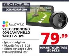 Ezviz - Video Spioncino Con Campanello Wireless HP4