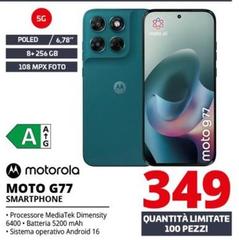 Motorola - Moto G77 Smartphone 