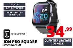 Cellularline - Ion Pro Square Smartwatch