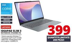 Lenovo - Ideapad Slim 3 Notebook 315IAN8C7IX 