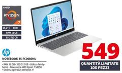 HP - Notebook 15-FC0080NL
