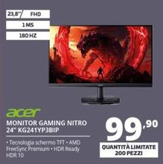 Acer - Monitor Gaming Nitro 24