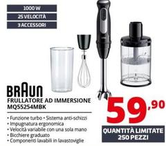 Braun - Frullatore Ad Immersione MQ55254MBK