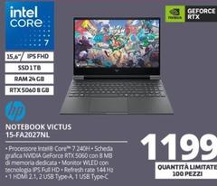 HP - Notebook Victus 15-FA2027NL