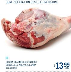 Coscia Di Agnello Con Osso Surgelata, Nuova Zelanda