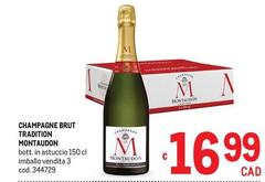 Montaudon - Champagne Brut Tradition
