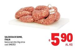 Salsiccia Di Suino, Italia