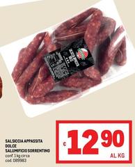 Salumificio sandri - Salsiccia Appassita Dolce