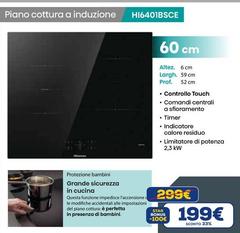 Hisense - Piano Cottura A Induzione HI6401BSCE