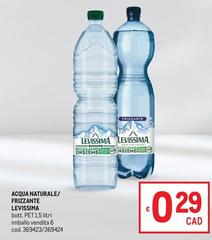 Levissima - Acqua Naturale/ Frizzante