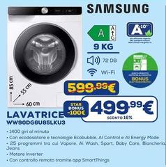 Samsung - Lavatrice WW90DG6U85LKU3
