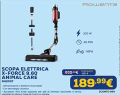 Rowenta - Scopa Elettrica X-Force 9.60 Animal Care